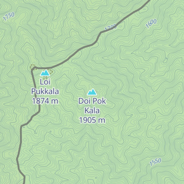 Map of Doi Pok Kala