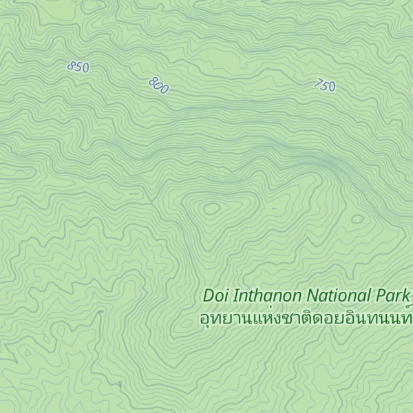 Map of Doi Hang Phi