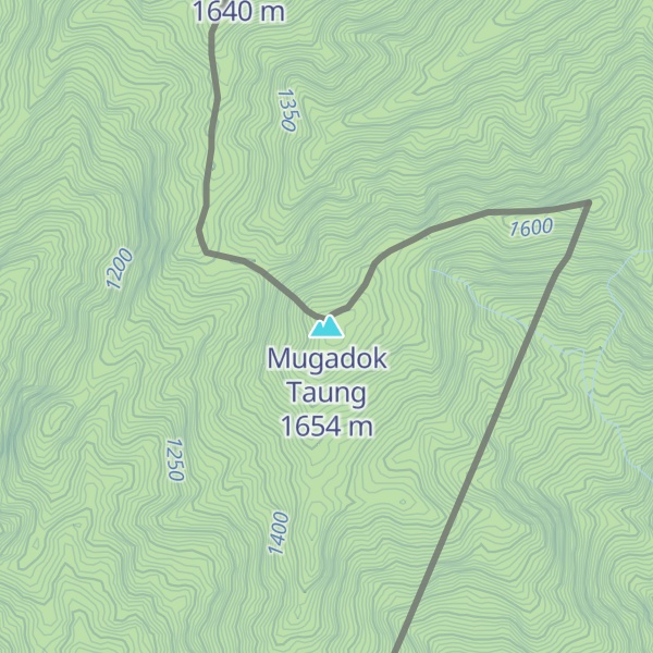Map of Mugadok Taung