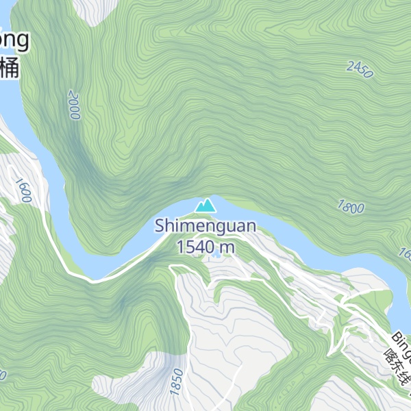 Map of Shimenguan