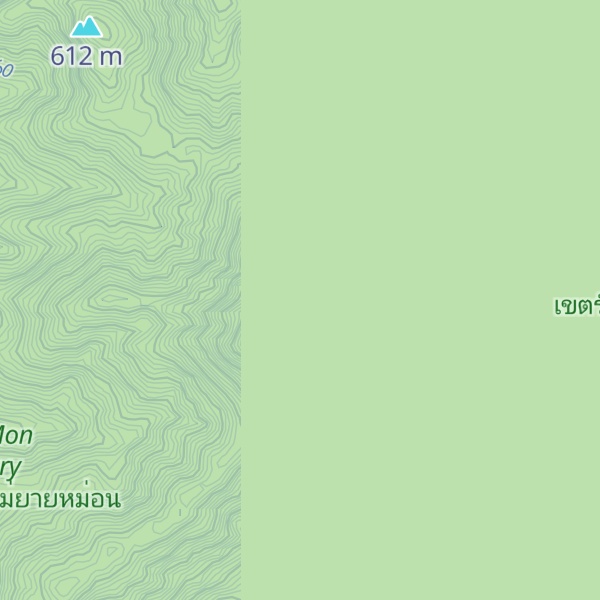 Map of Khao Pho Ta Chong Dong