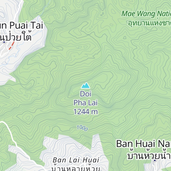 Map of Doi Pha Lai