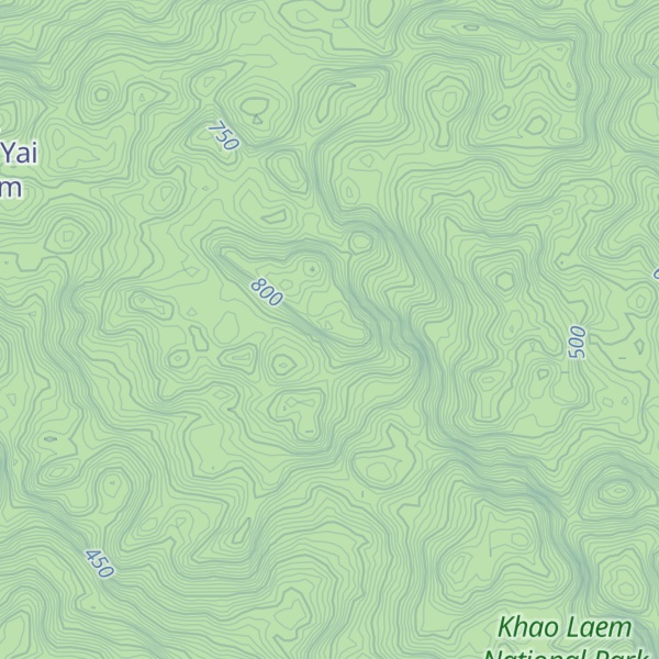 Map of เขาใหญ่