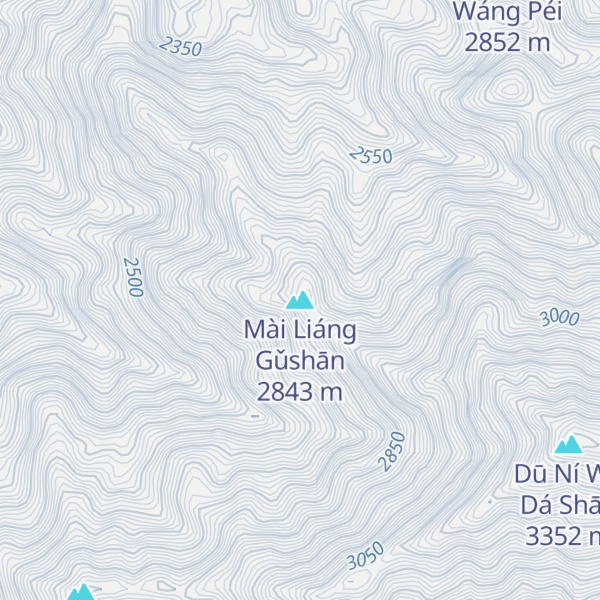 Map of Mài Liáng Gǔshān