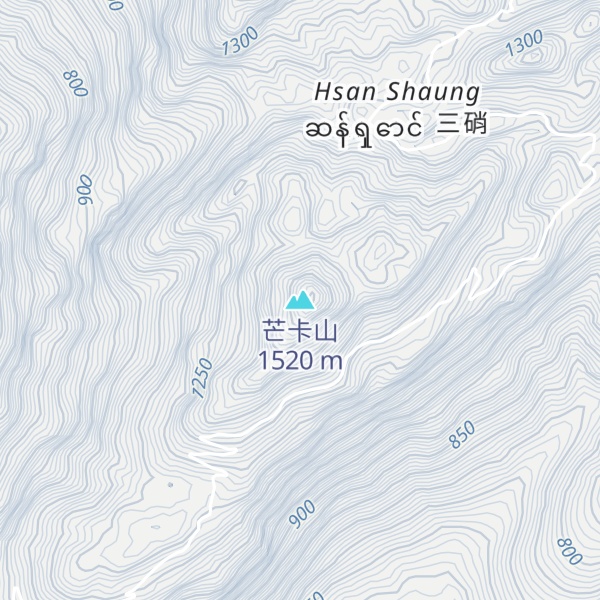 Map of 芒卡山