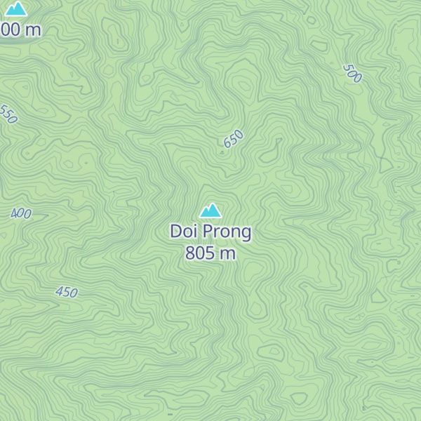 Map of Doi Prong