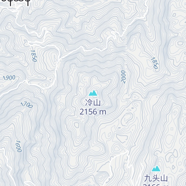 Map of 冷山
