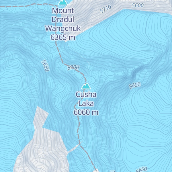 Map of Cusha Laka