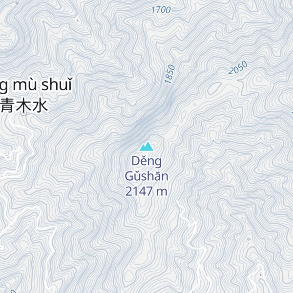 Map of Děng Gǔshān