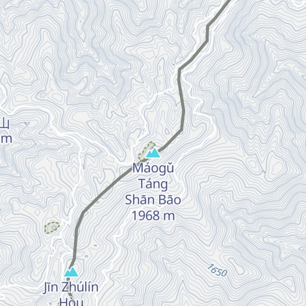 Map of Máogǔ Táng Shān Bāo
