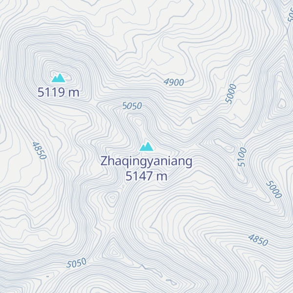 Map of Zhaqingyaniang
