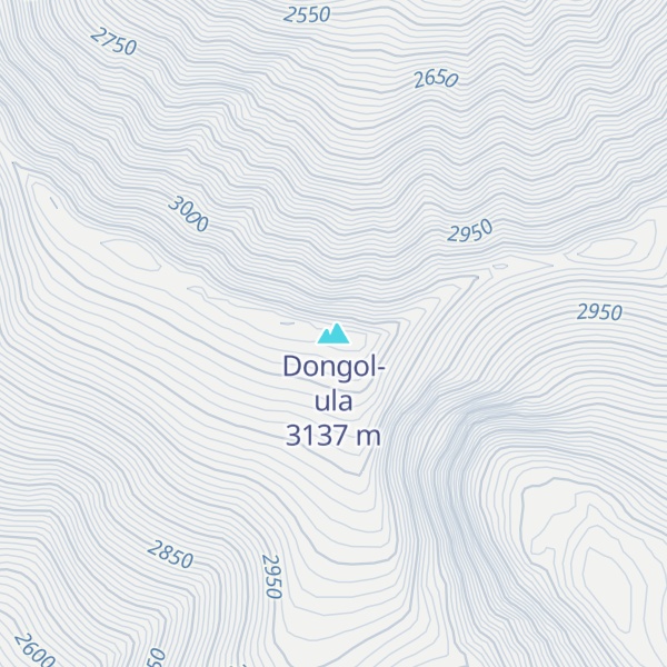 Map of Dongol-ula