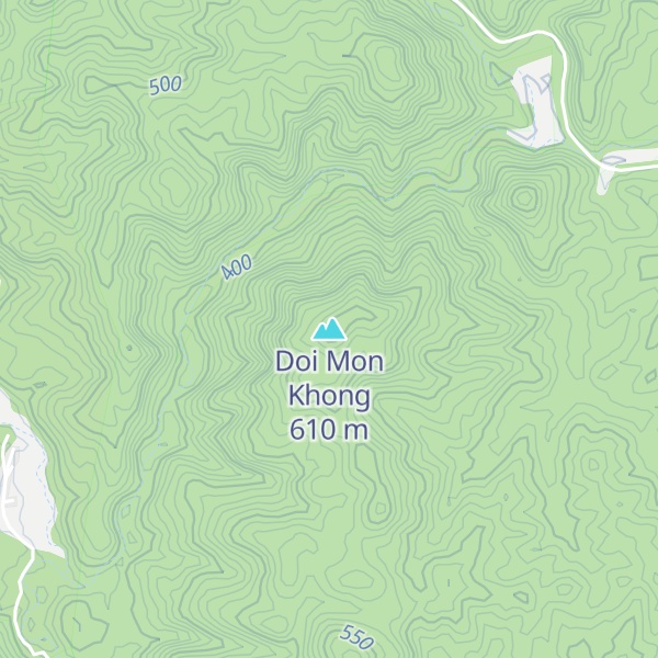 Map of Doi Mon Khong