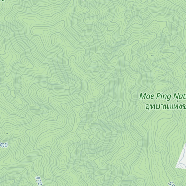 Map of Doi Prae Pa Mak