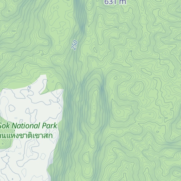 Map of Khao Na Hek