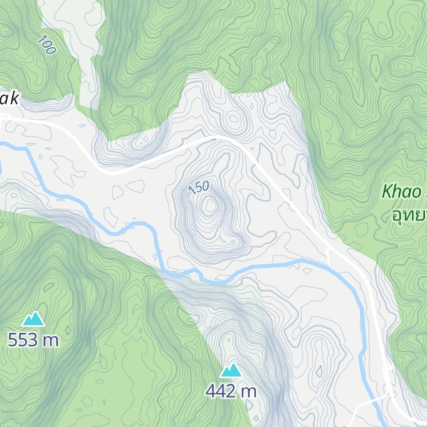 Map of Khao Nam Yoi