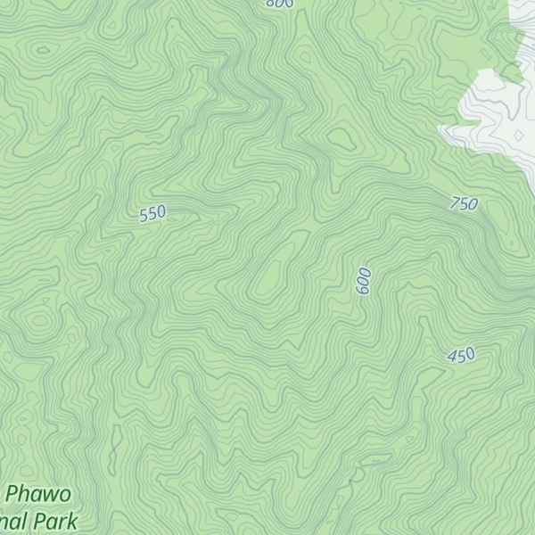 Map of Doi Khun Mae Charao