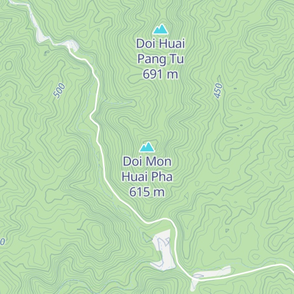 Map of Doi Mon Huai Pha