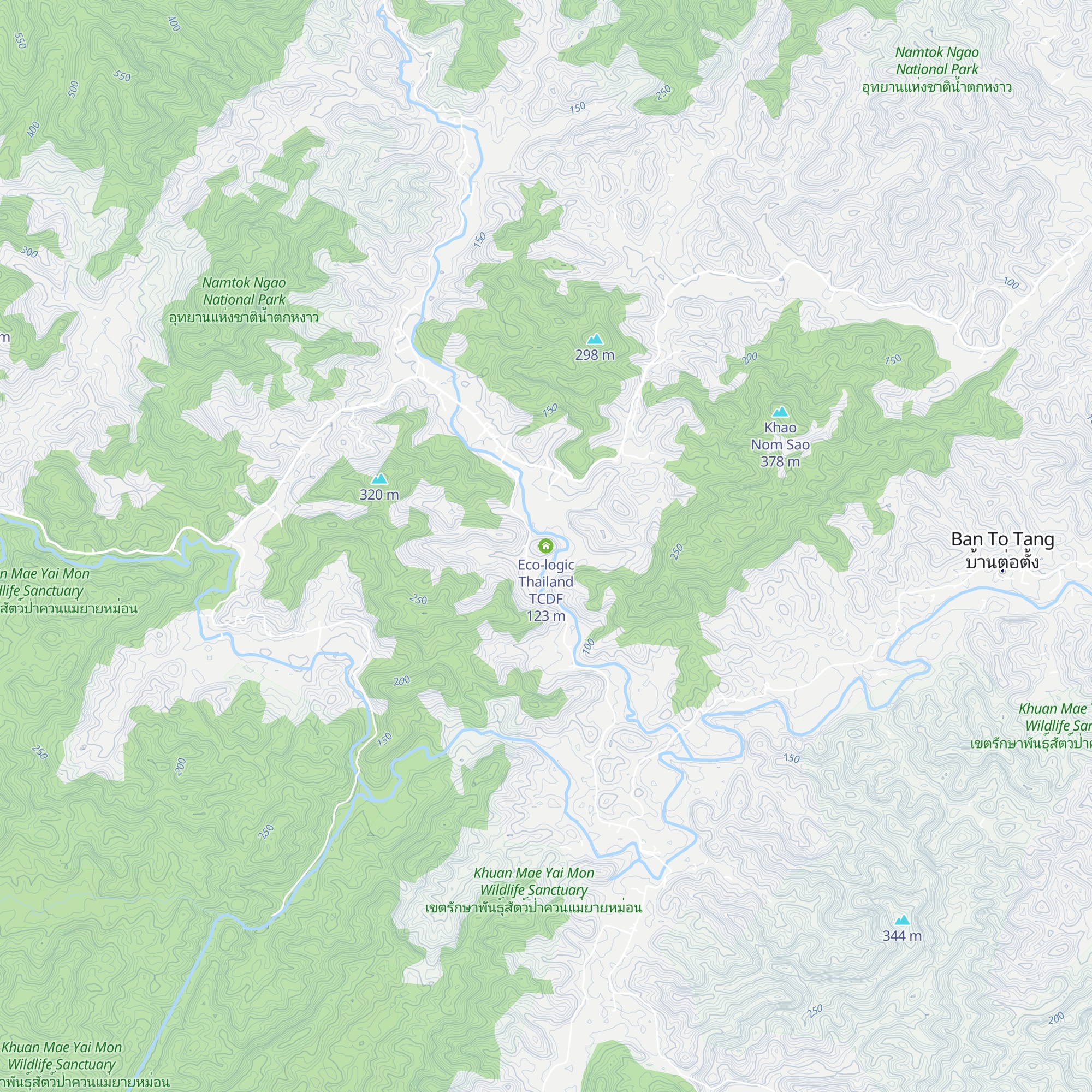 Eco-logic Thailand TCDF map