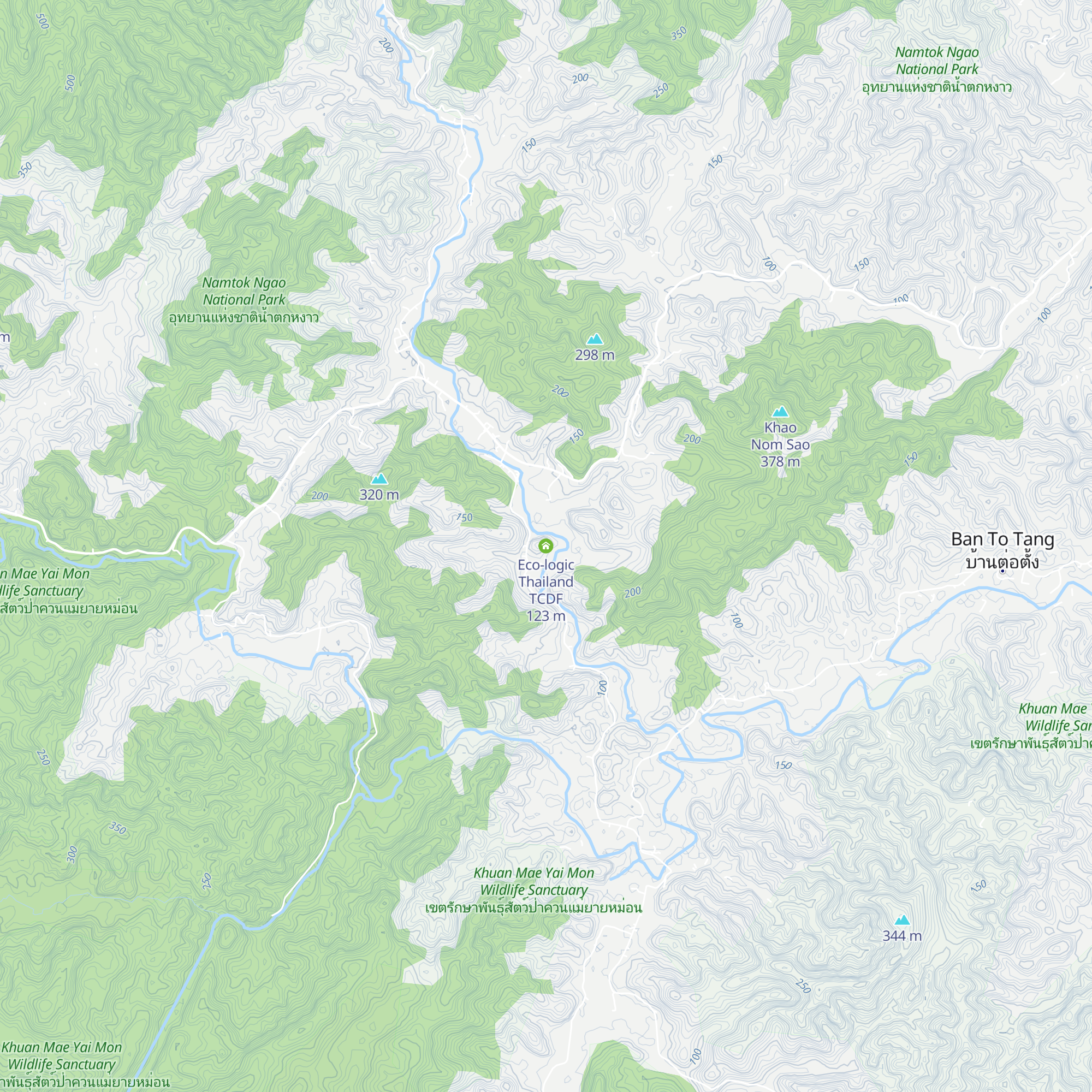 Eco-logic Thailand TCDF map