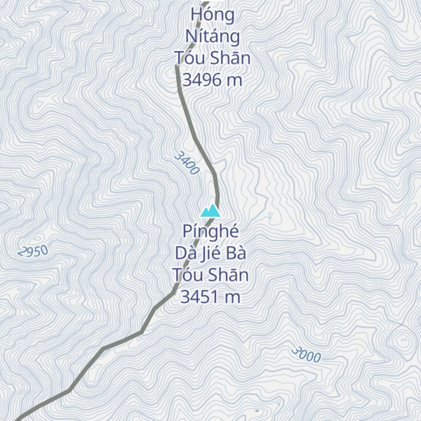 Map of Pínghé Dà Jié Bà Tóu Shān