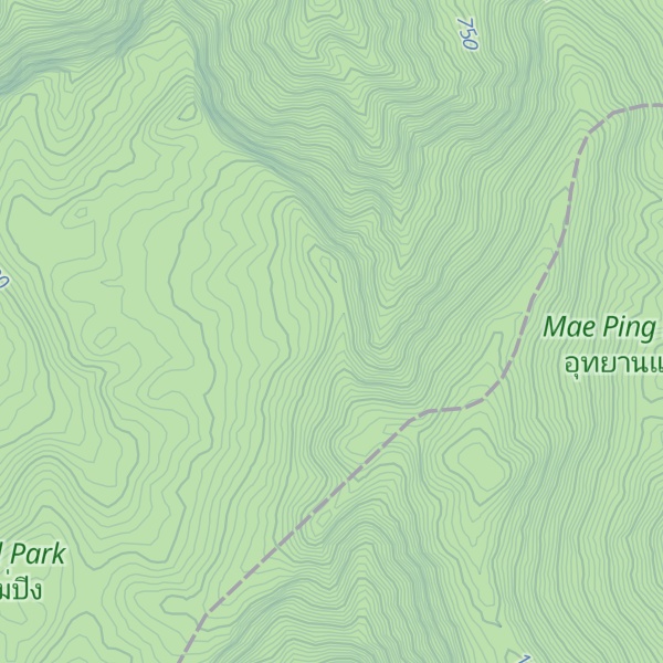 Map of Doi Pha Ri