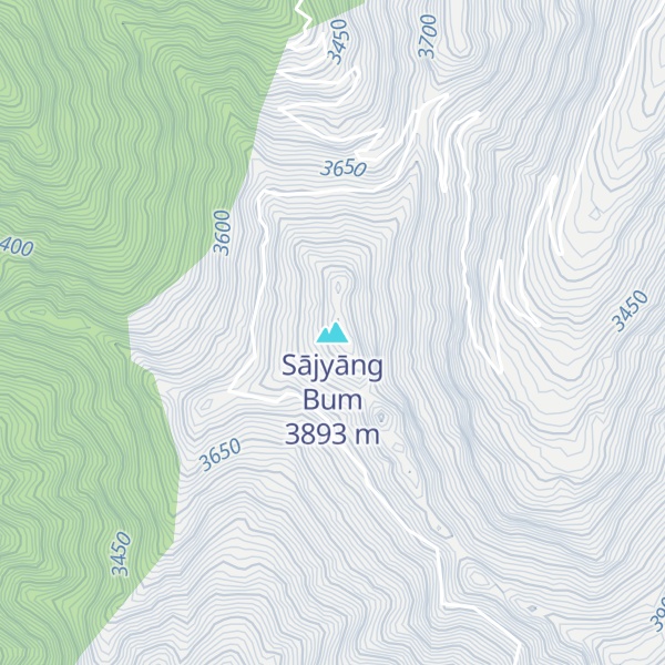 Map of Sājyāng Bum