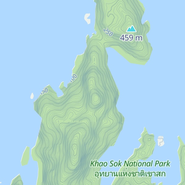 Map of Khao Klong