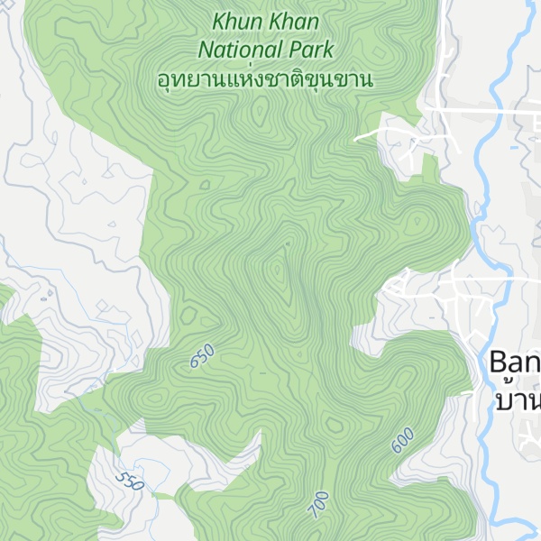Map of Doi Pha Saen Tong