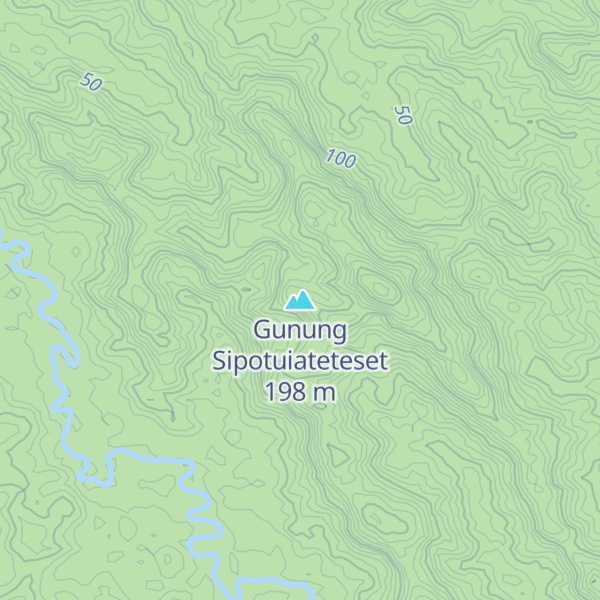 Map of Gunung Sipotuiateteset