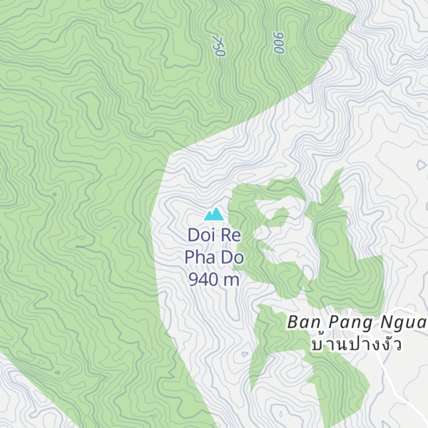 Map of Doi Re Pha Do
