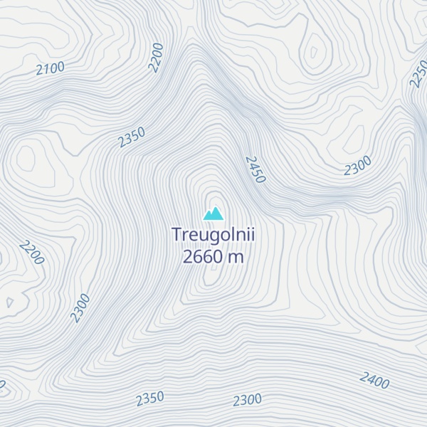 Map of Treugolnii