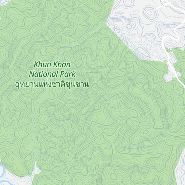Map of Doi Khun Huai Di Mi