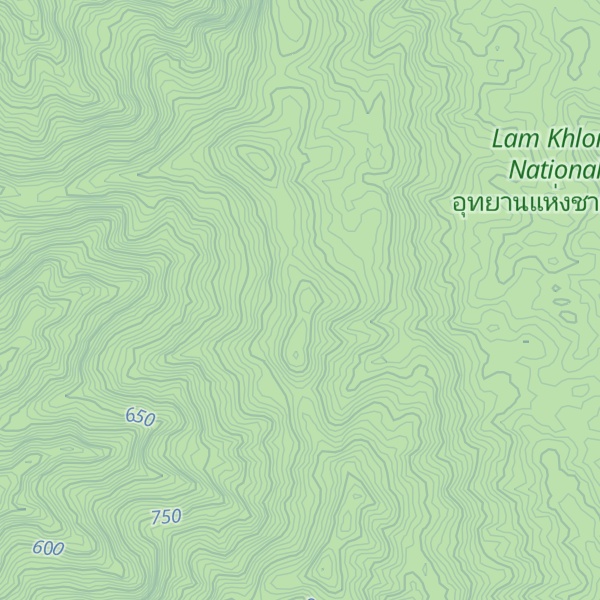 Map of Khao Khuk Kanik