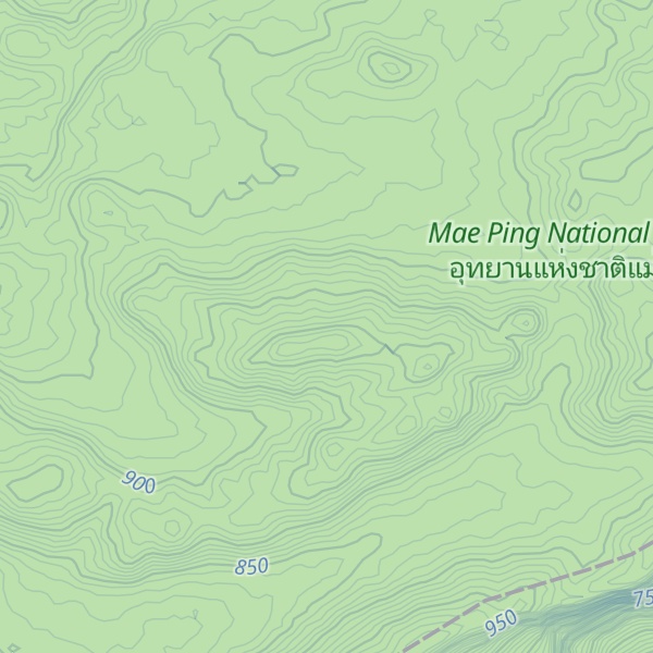 Map of Doi Buak Khon