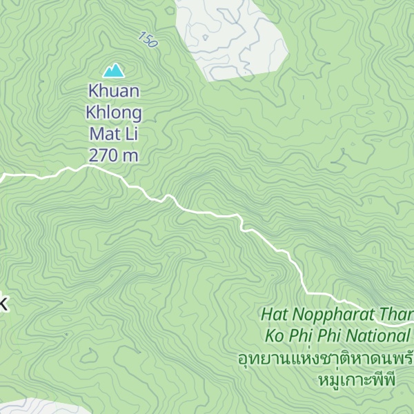 Map of Khao Hang Nak