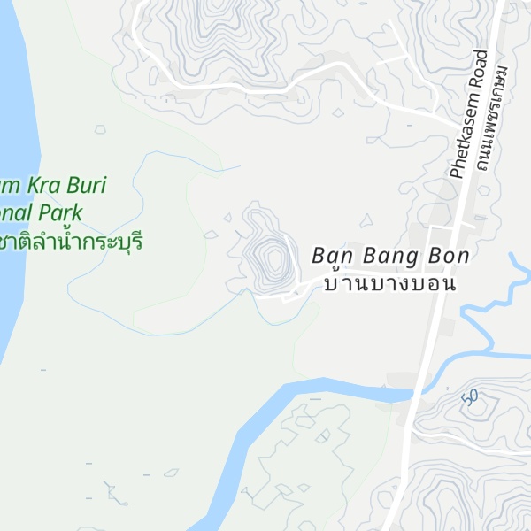 Map of Khao Phra Khayang