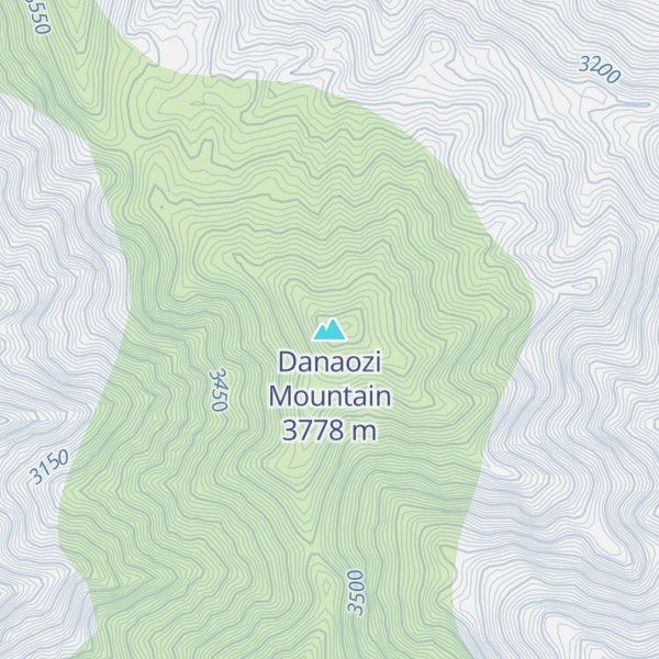 Map of Danaozi Mountain