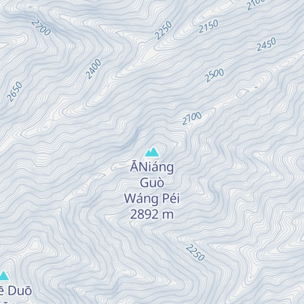 Map of ĀNiáng Guò Wáng Péi