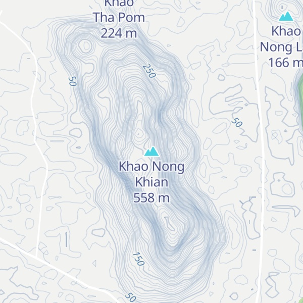 Map of Khao Nong Khian