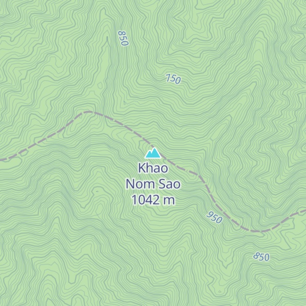 Map of Khao Nom Sao