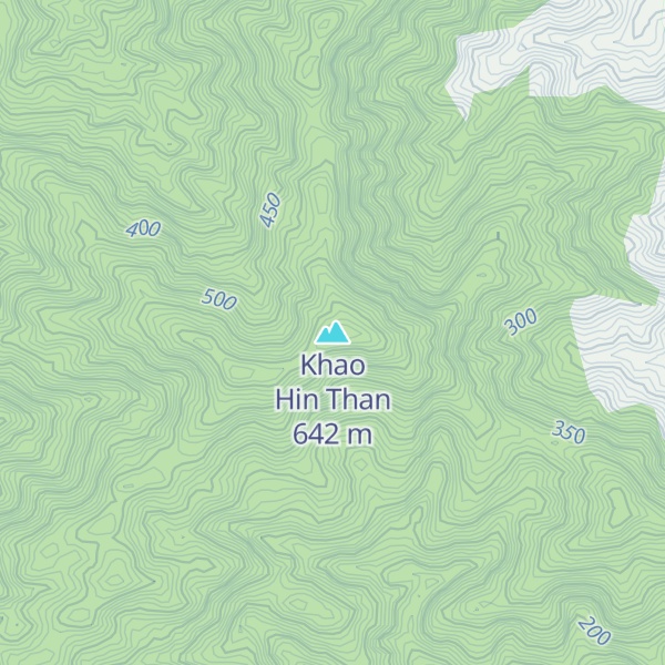 Map of Khao Hin Than
