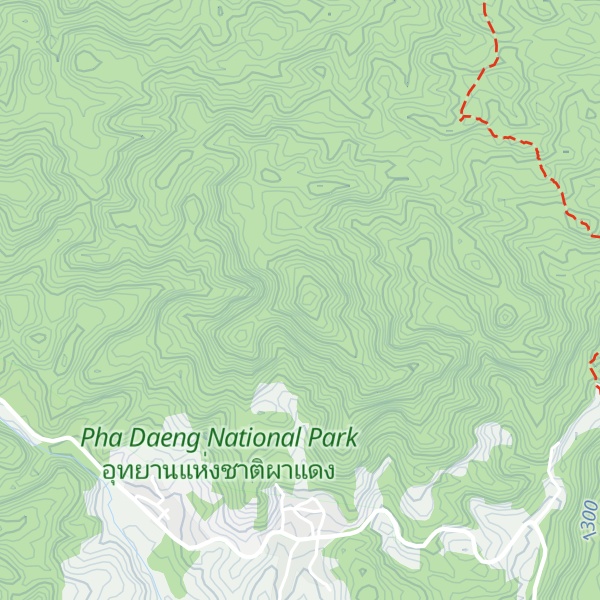 Map of Doi Chik Chong