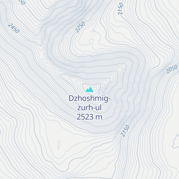 Map of Dzhoshmig-zurh-ul
