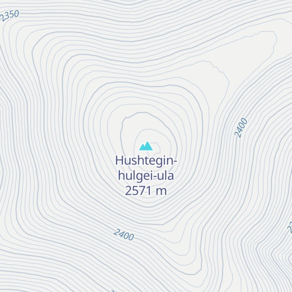 Map of Hushtegin-hulgei-ula