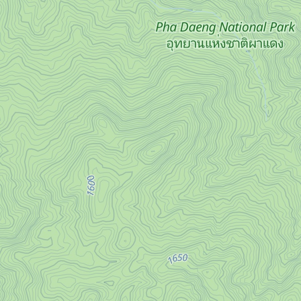Map of Doi Puk Phak Ka
