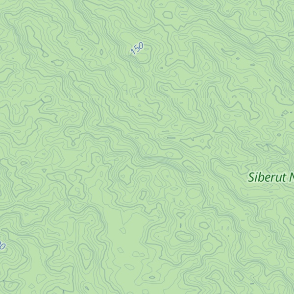 Map of Gunung Seriboklo
