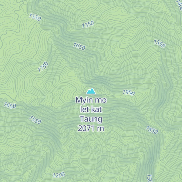 Map of Myin mo let kat Taung