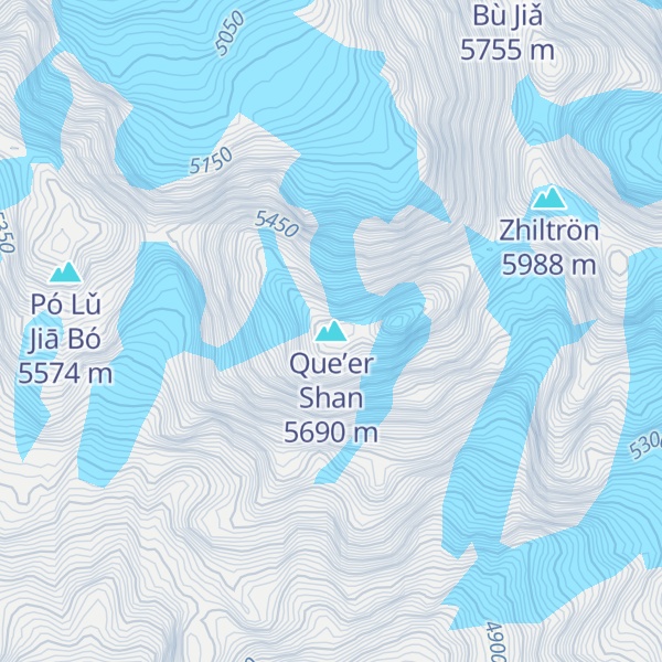 Map of Que’er Shan