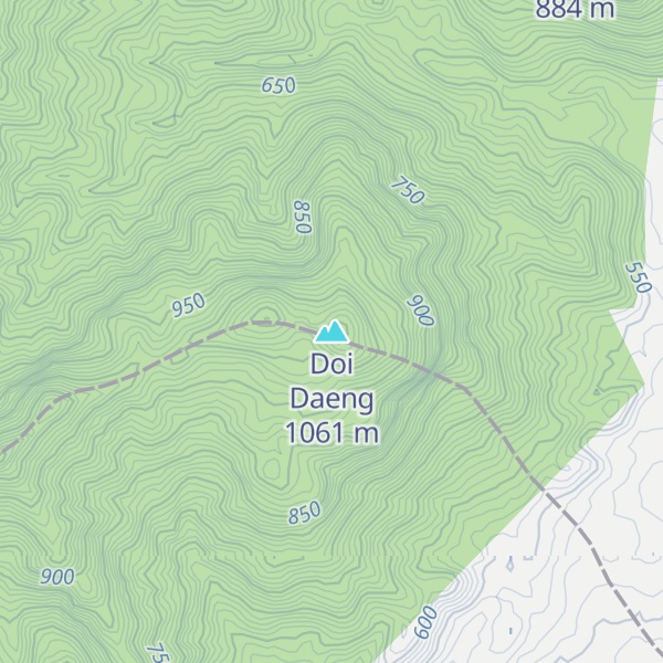 Map of Doi Daeng